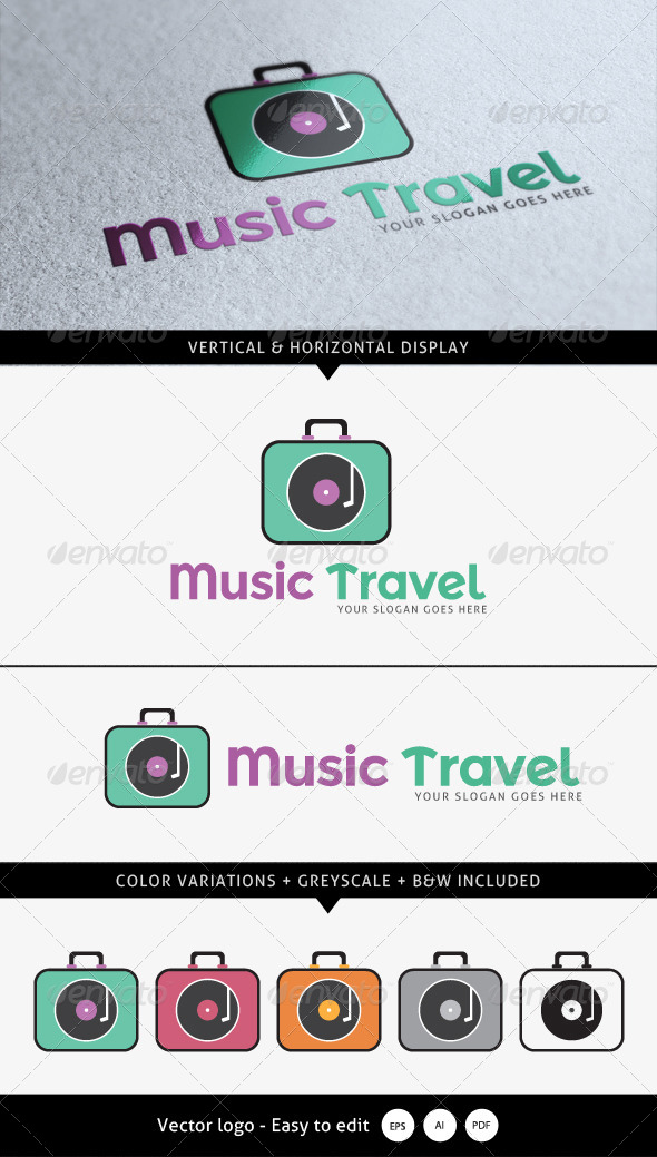 Music Travel Logo
