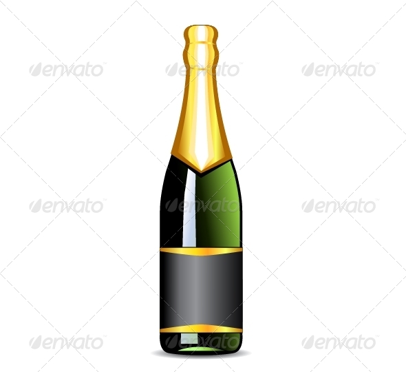 Bottle of Champagne Bottle of Champagne