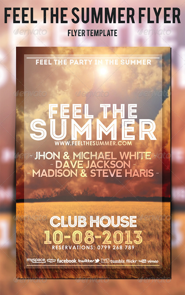 Feel The Summer Flyer