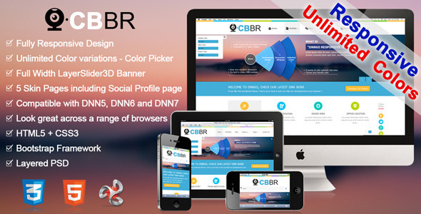 CBBR-Unlimited Colors Responsive DNN Skin