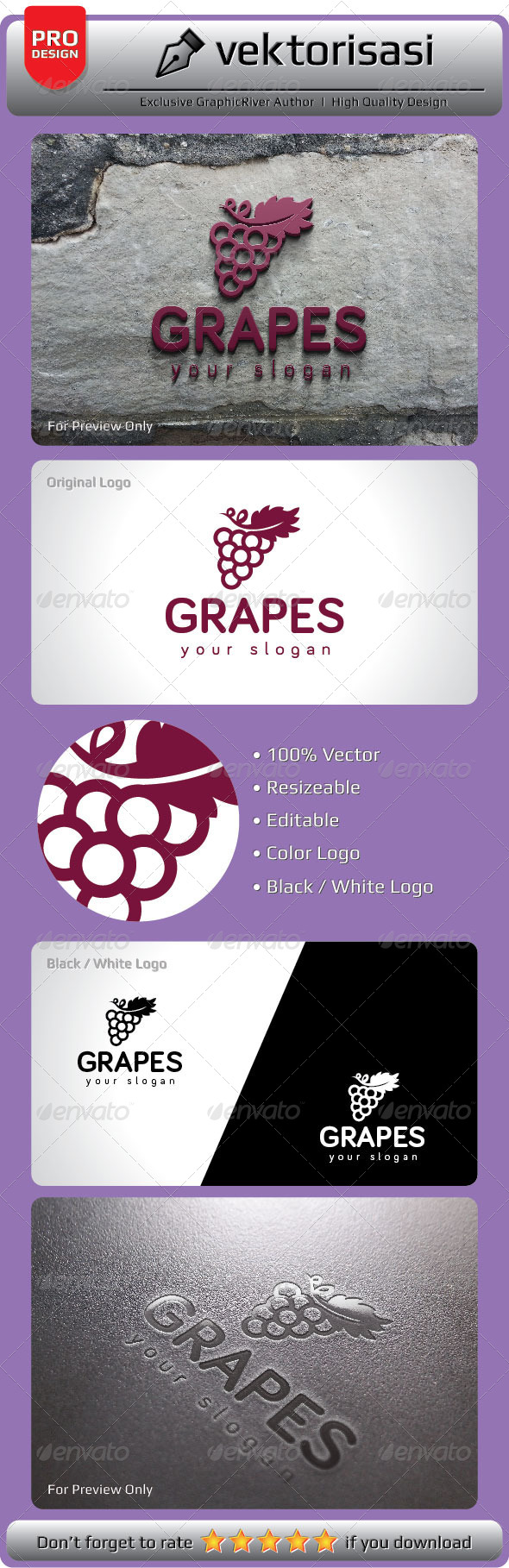 Grapes Logo Grapes Logo