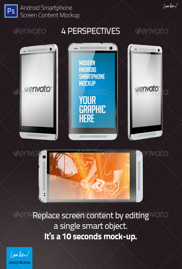 Mock-up: Modern Android Smartphone