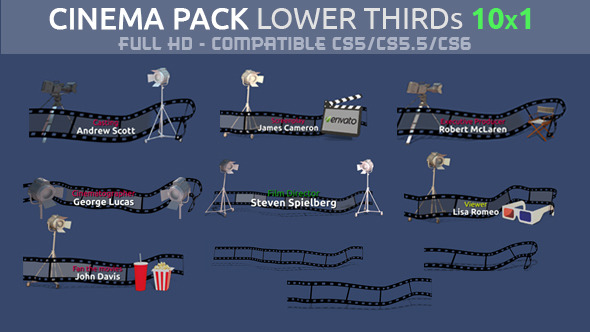 Cinema Pack Lower Third Cinema Pack Lower Third