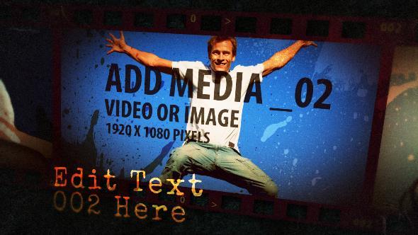 Grungy Film Strip Grungy Film Strip