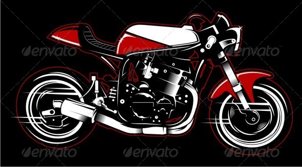 Cafe Racer Vector Cafe Racer Vector