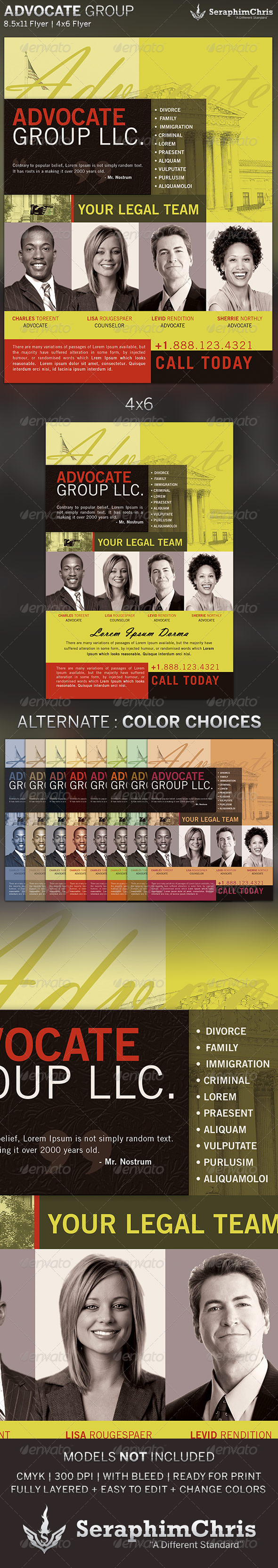Advocate Group Flyer Template Advocate Group Flyer Template
