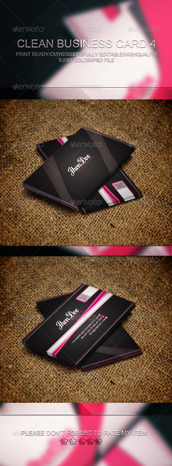 Clean Business Card 4 - Business Cards Print Templates