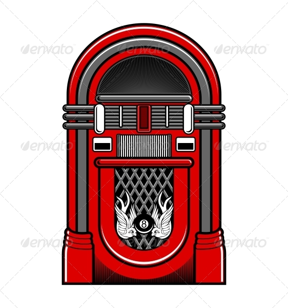 Download Classic Jukebox Vector by twicolabs | GraphicRiver