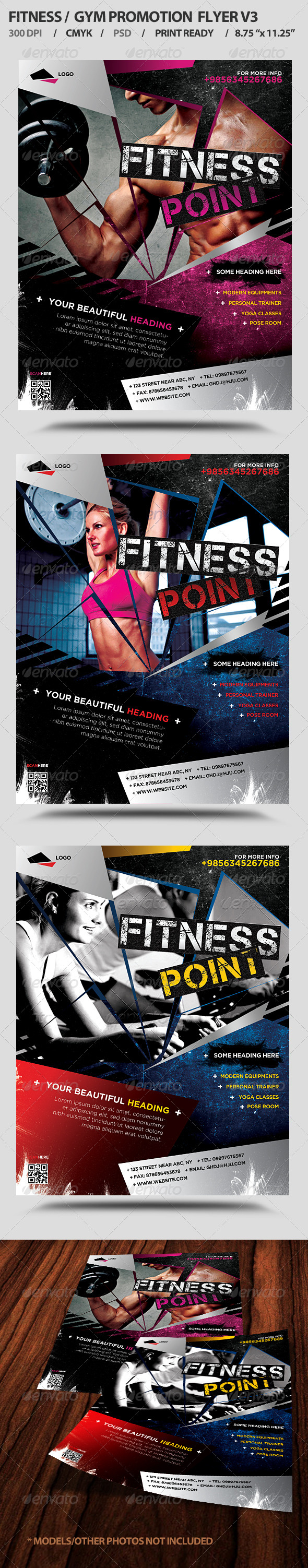 Fitness/Gym Business Promotion Flyer V3