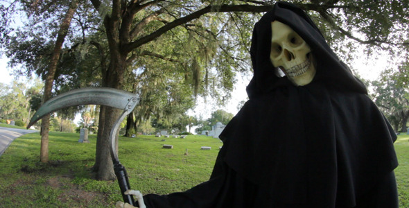 Grim Reaper In Graveyard 4 Grim Reaper In Graveyard 4