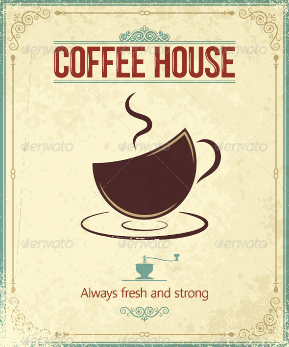 Vintage Coffee Background Vintage Coffee Background
