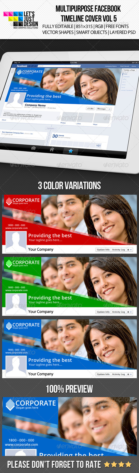 Creative Corporate Facebook Timeline Cover Vol 5 Creative Corporate Facebook Timeline Cover Vol 5