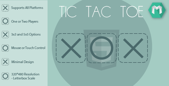 HTML5 Tic Tac Toe - CodeCanyon Item for Sale
