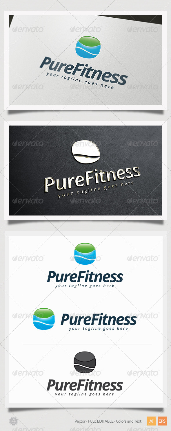Pure Fitness Logo Pure Fitness Logo