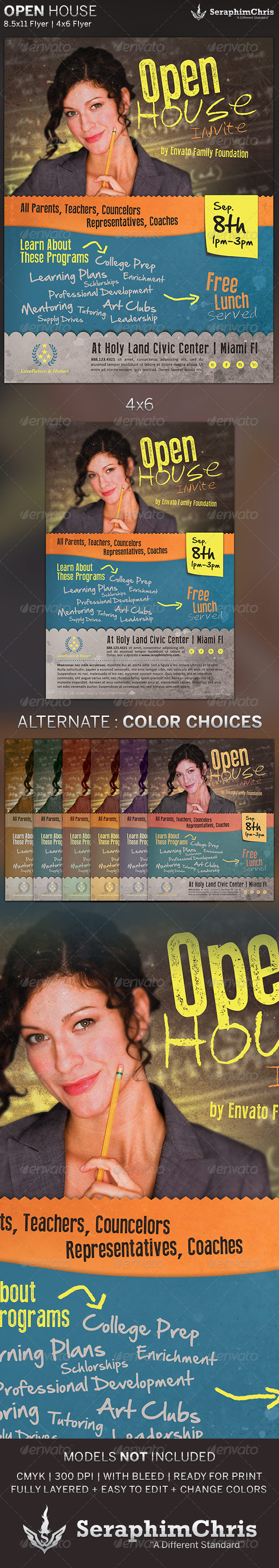 Open House Flyer Template Open House Flyer Template