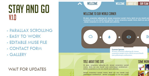 Stay and Go Muse Template