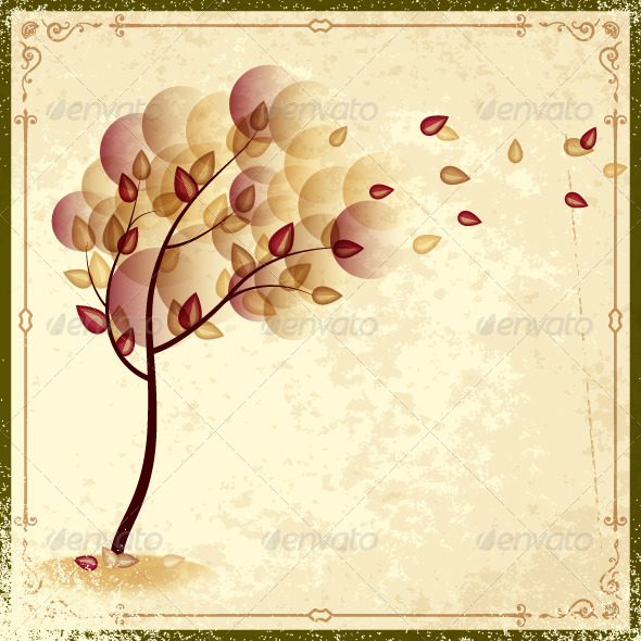 Autumn Vintage Background Autumn Vintage Background