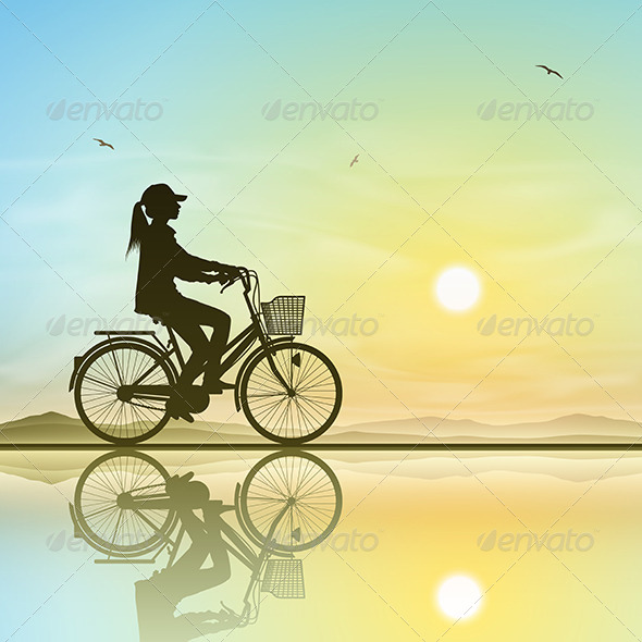 Girl on a Bicycle