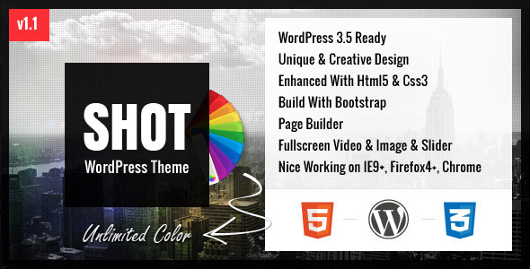 Shot - Full Ajax Responsive WordPress Theme