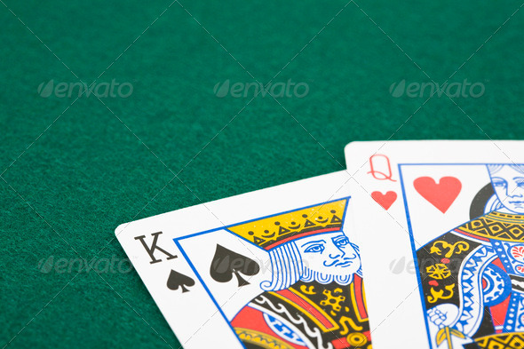 King and queen playing cards