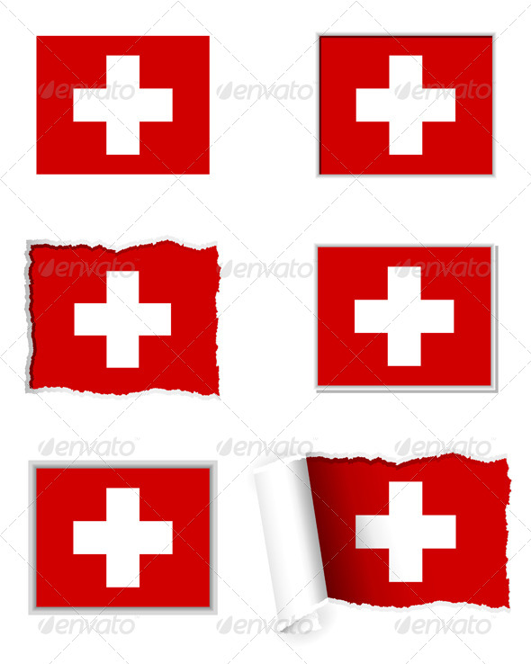 Switzerland Flag Set