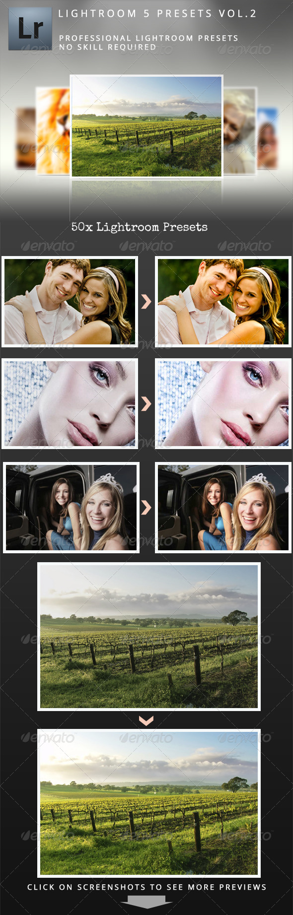 Premium Lightroom 5 Presets Vol.2 - Lightroom Presets Add-ons