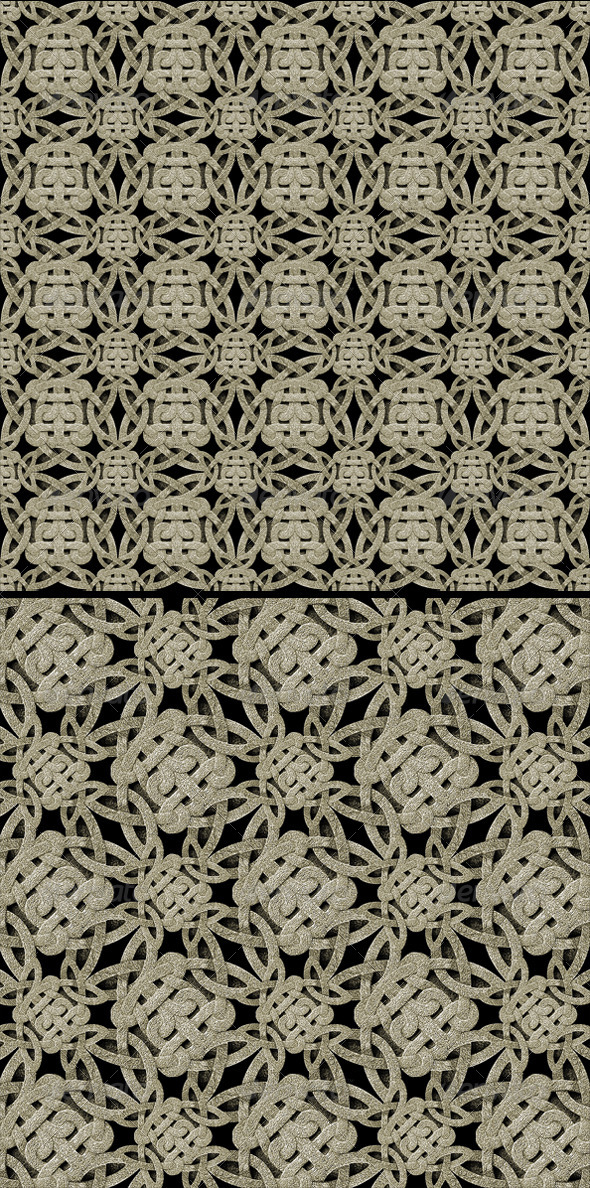 2 Seamless Ornament Stone Patterns - 3DOcean Item for Sale
