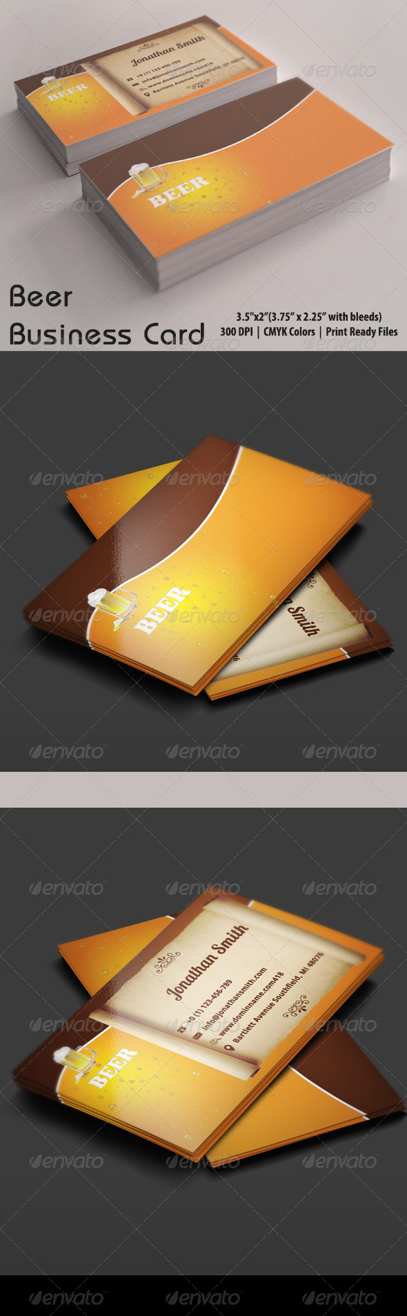 Beer Business Card Beer Business Card