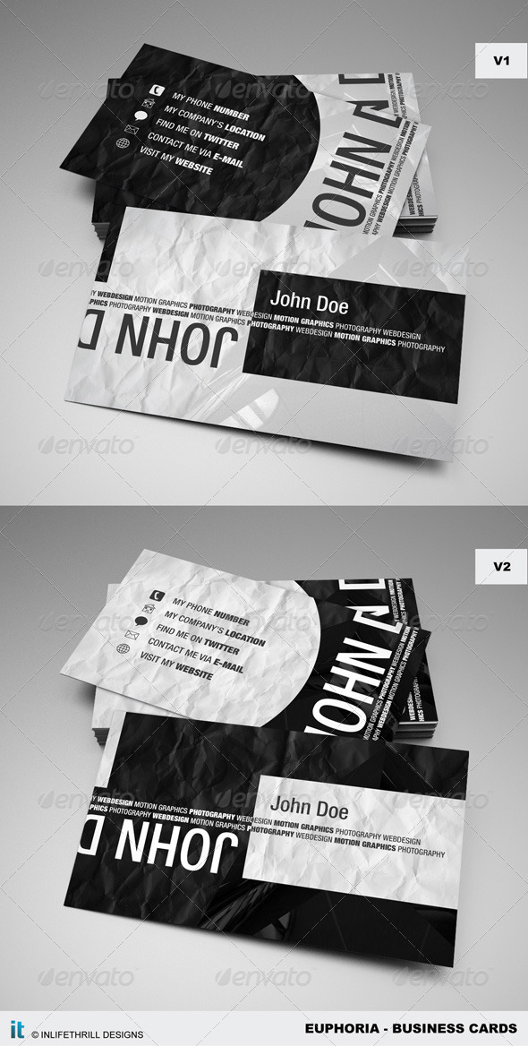 Euphoria Business cards Euphoria Business cards