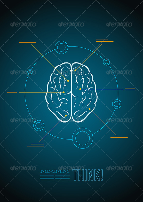 GraphicRiver Brain Infographic 5433190 GraphicRiver Brain Infographic 5433190