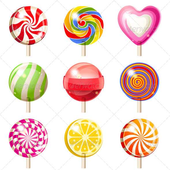 lollipops set graphicriver lollipops set graphicriver