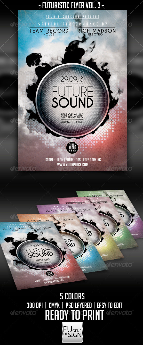 Futuristic Flyer Vol. 3 - Events Flyers