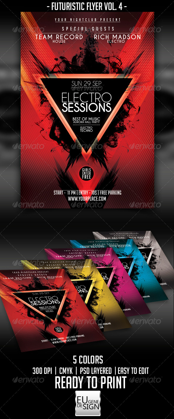 Futuristic Flyer Vol. 4 - Events Flyers