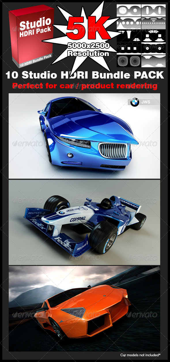 HDRI Studio Bundle Pack 5K - 3DOcean Item for Sale