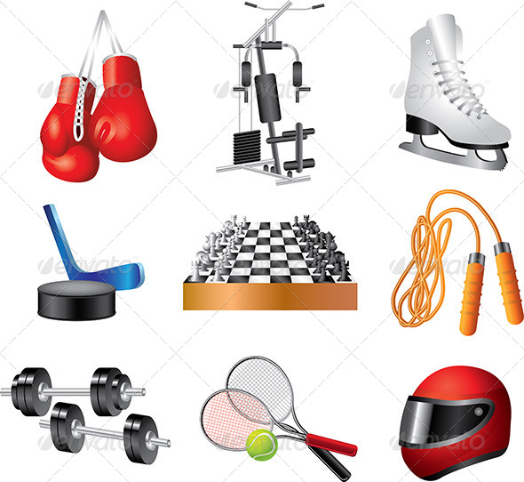 Sport Icons Vector Set Sport Icons Vector Set