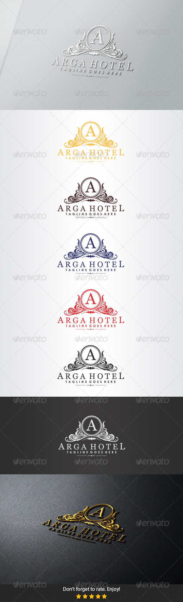 Arga Hotel Logo - Crests Logo Templates