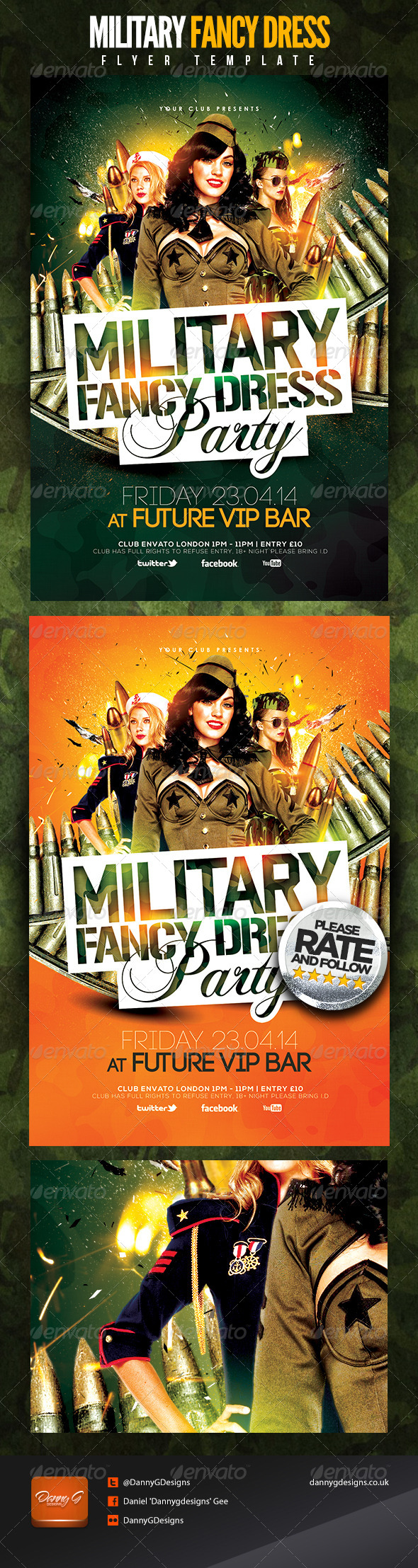 Military Fancy Dress Party - Clubs & Parties Events