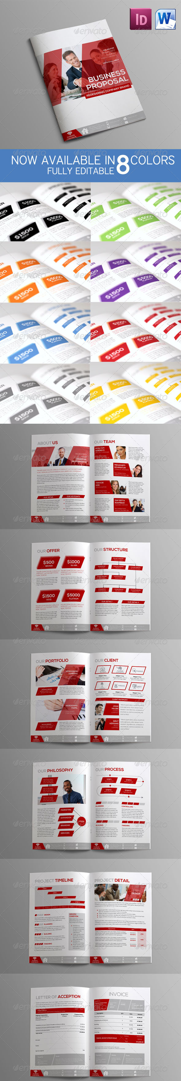 Sleman Clean Proposal Template Volume 4 - Proposals & Invoices Stationery