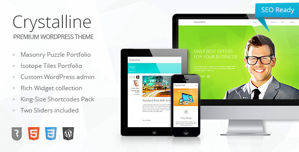 Crystalline - Ultimate Business WordPress Theme