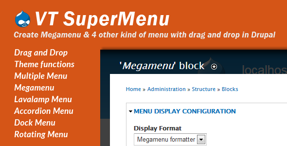 VT Supermenu - Drupal 7 Megamenu