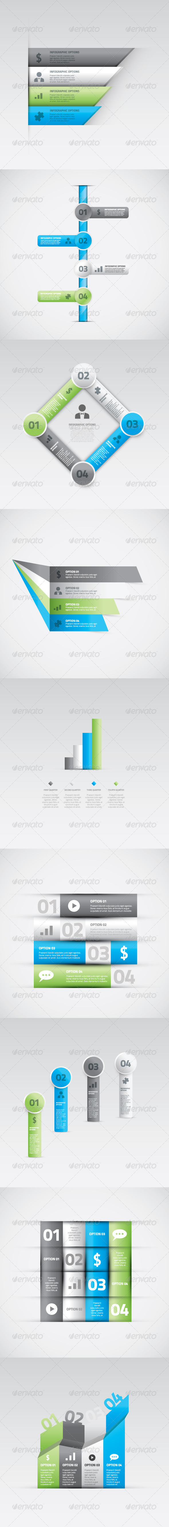 GraphicRiver Big vector set of infographic option elements 5476929 GraphicRiver Big vector set of infographic option elements 5476929