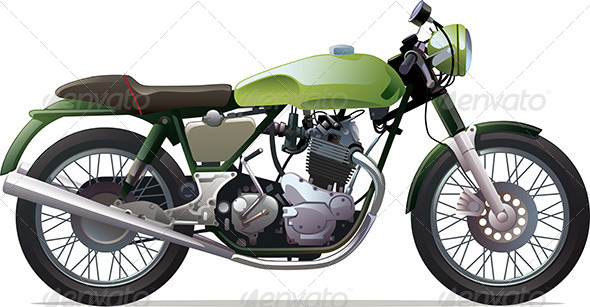 Classic Racing Motorcycle Classic Racing Motorcycle