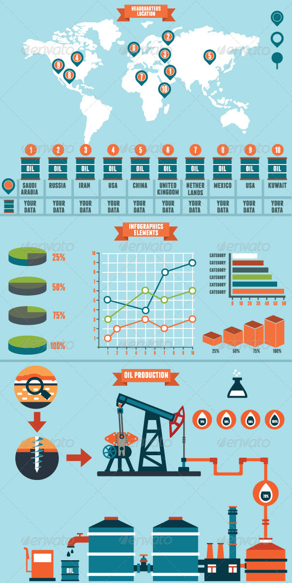 GraphicRiver Process of Oil Production and Petroleum Refining 5488042 GraphicRiver Process of Oil Production and Petroleum Refining 5488042