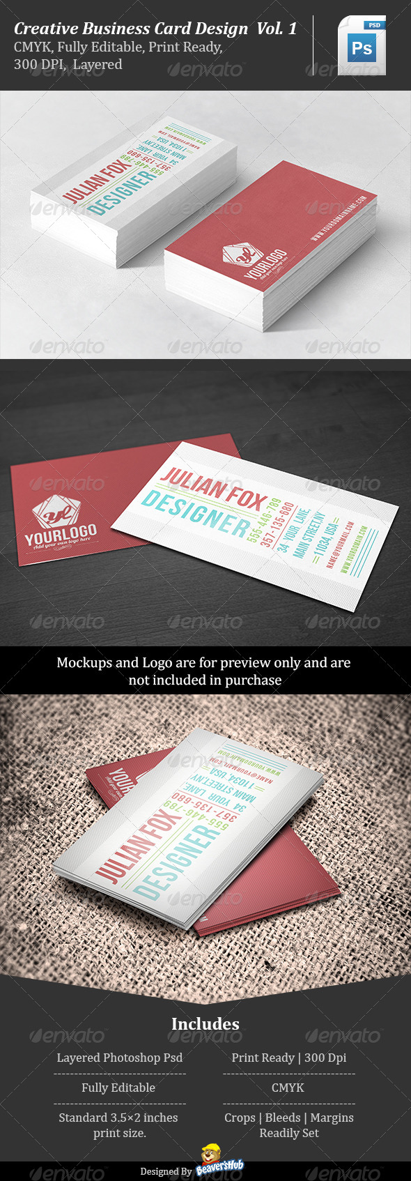 Creative Business Card Design Vol.1 - Creative Business Cards