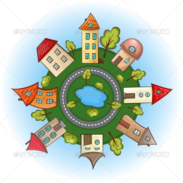 Houses in a Circle Houses in a Circle