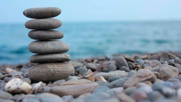 Stone On Beach Stone On Beach
