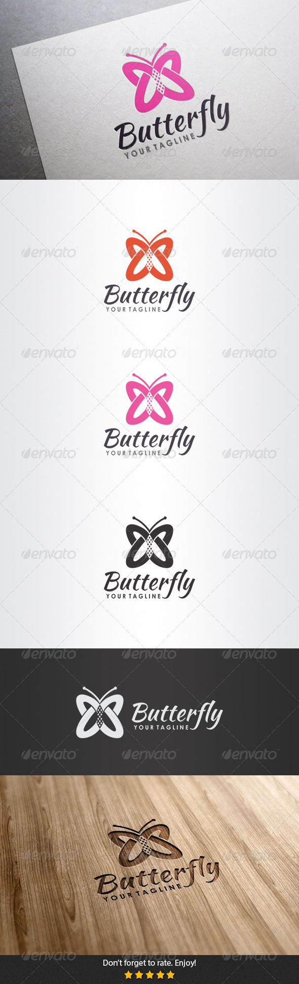 Butterfly Logo - Animals Logo Templates