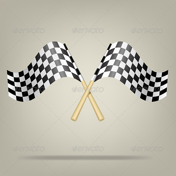 Checkered Racing Flags