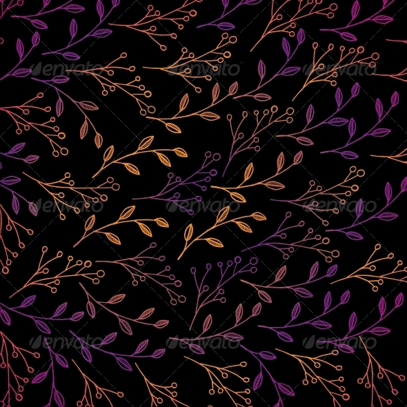Seamless Pattern with Leaf Seamless Pattern with Leaf