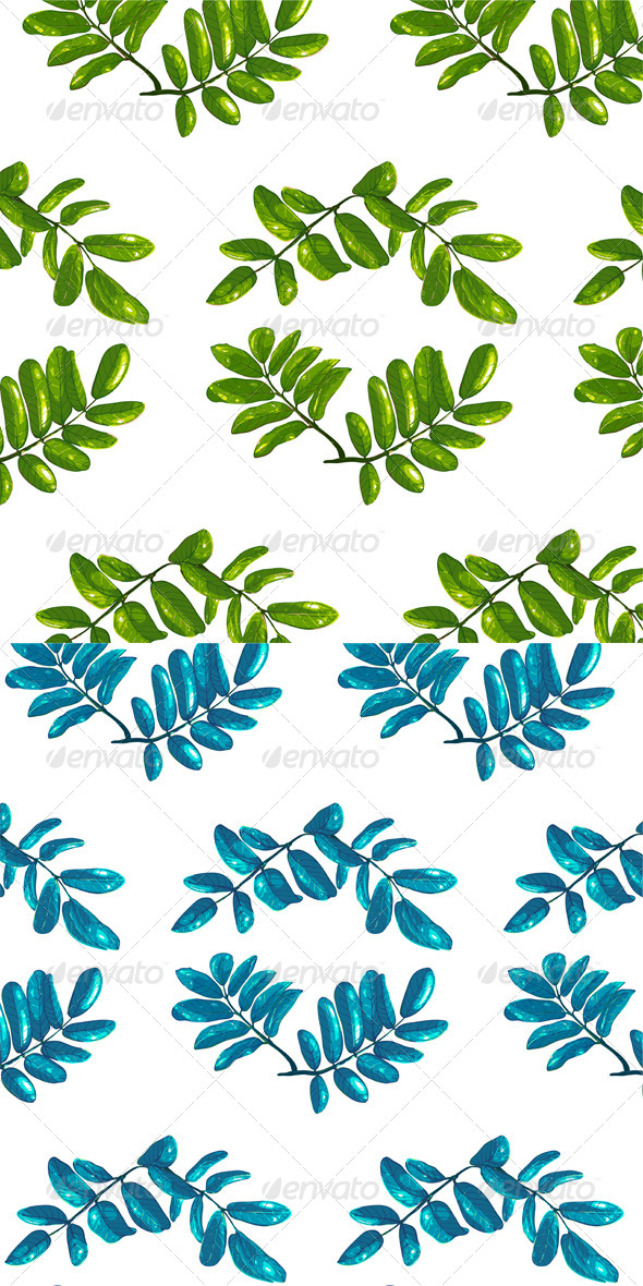 Rhombic Leaves Seamless Pattern Rhombic Leaves Seamless Pattern